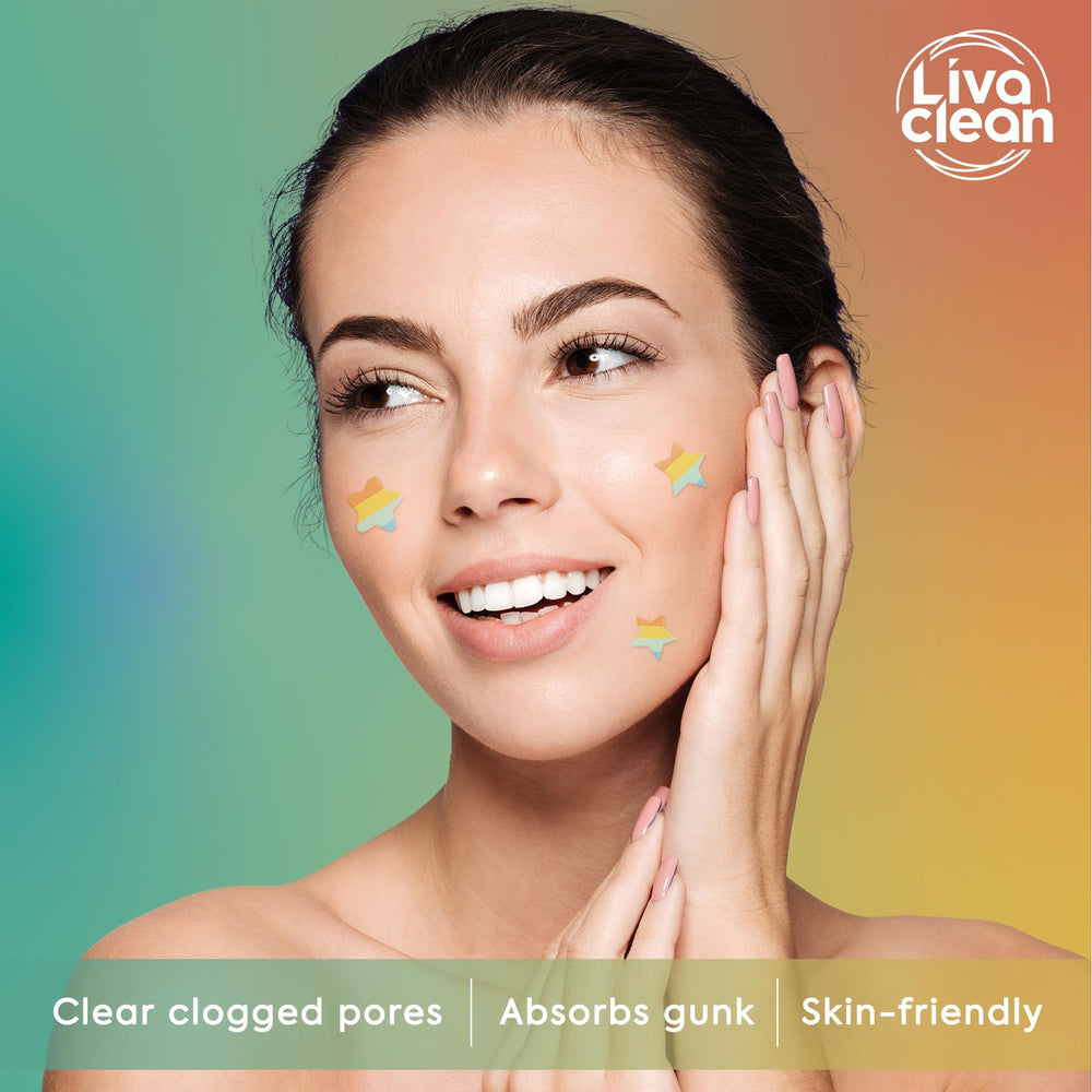 LivaClean packaging ingredient label featuring salicylic acid and tea tree benefits