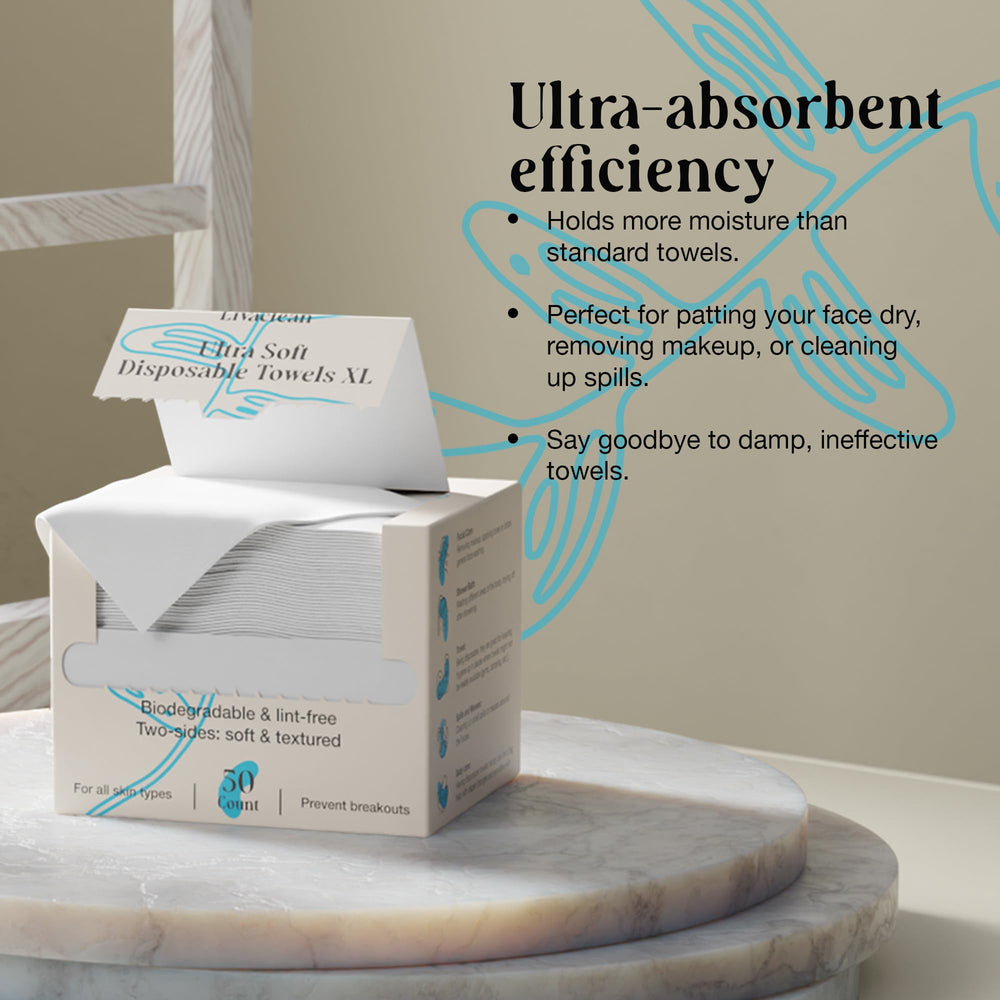 LivaClean label highlighting biodegradable viscose material