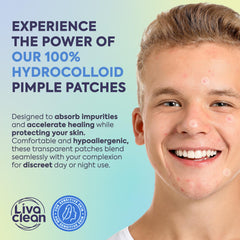 LivaClean patches on bathroom counter showing easy daily skincare integration