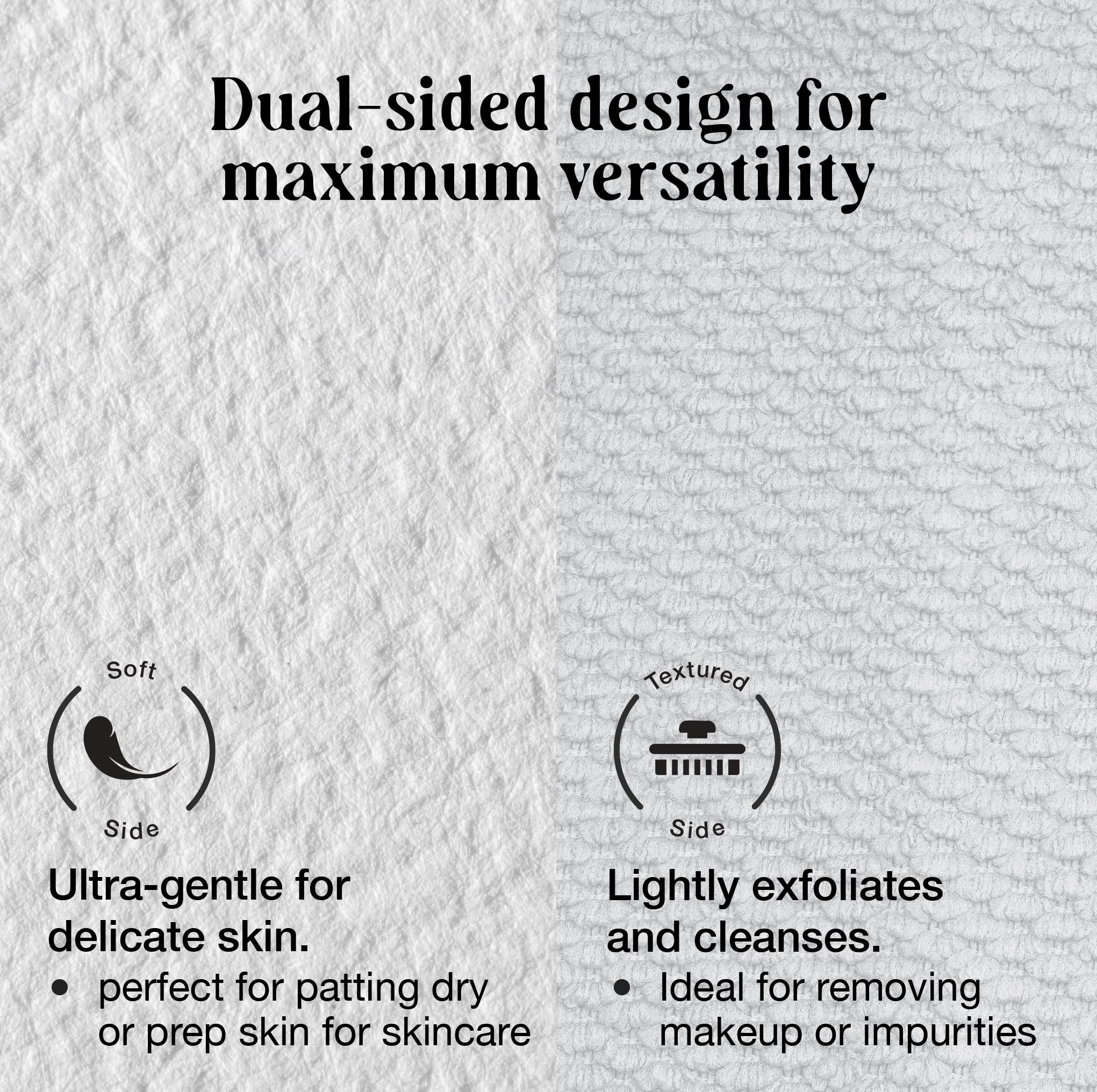 LivaClean cloth removing makeup demonstrating effective cleansing