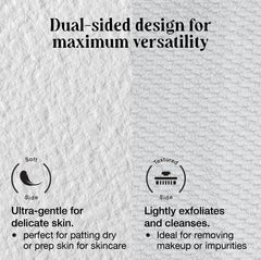 LivaClean cloth removing makeup demonstrating effective cleansing
