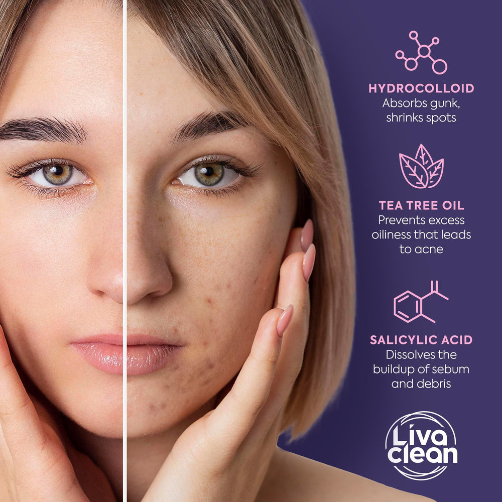 LivaClean three patch sizes side-by-side illustrating scale and targeted spot coverage
