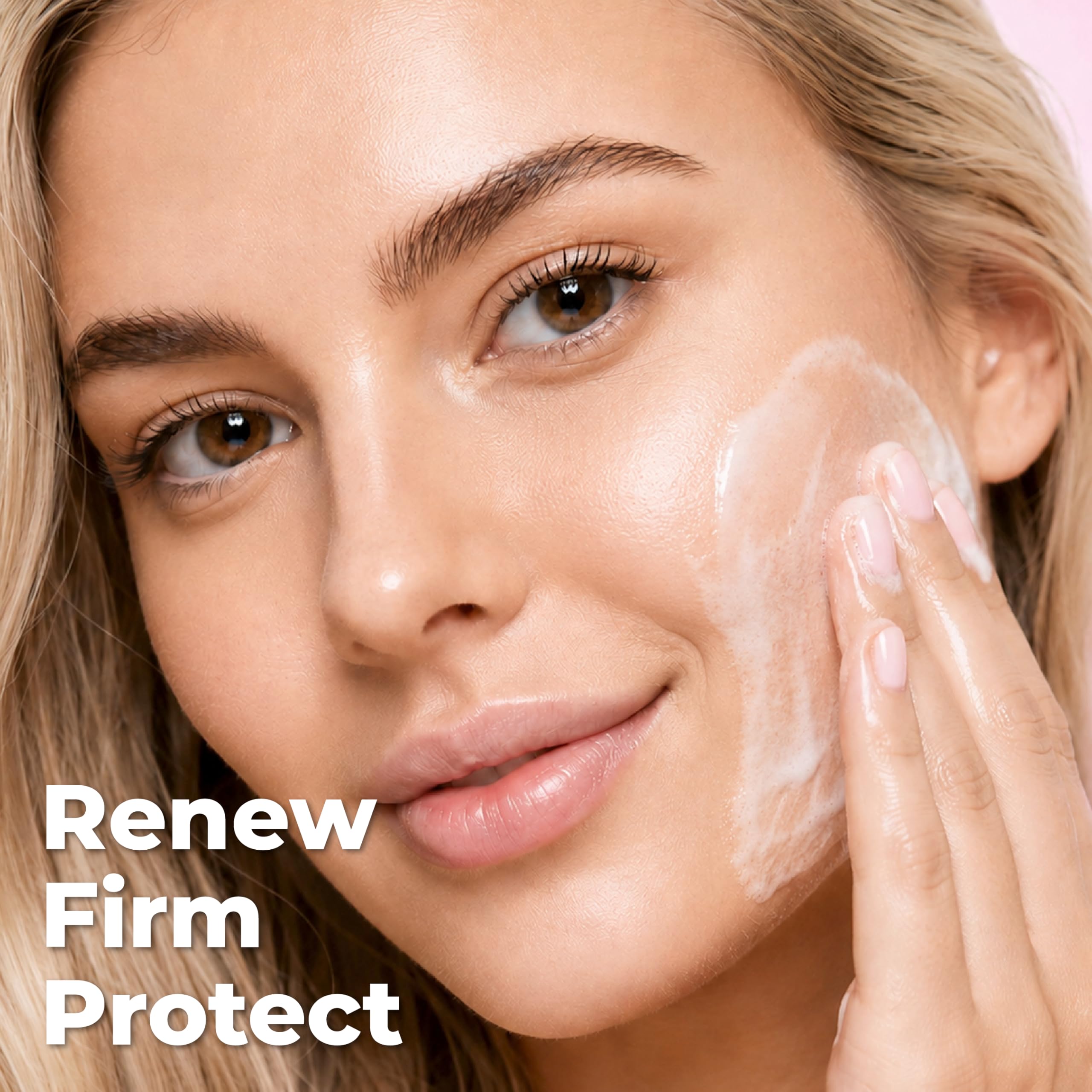 Retinol LIVAURA creamy foam texture demonstrating gentle hydration