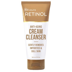 Retinol LIVAURA front bottle showing product packaging and benefits