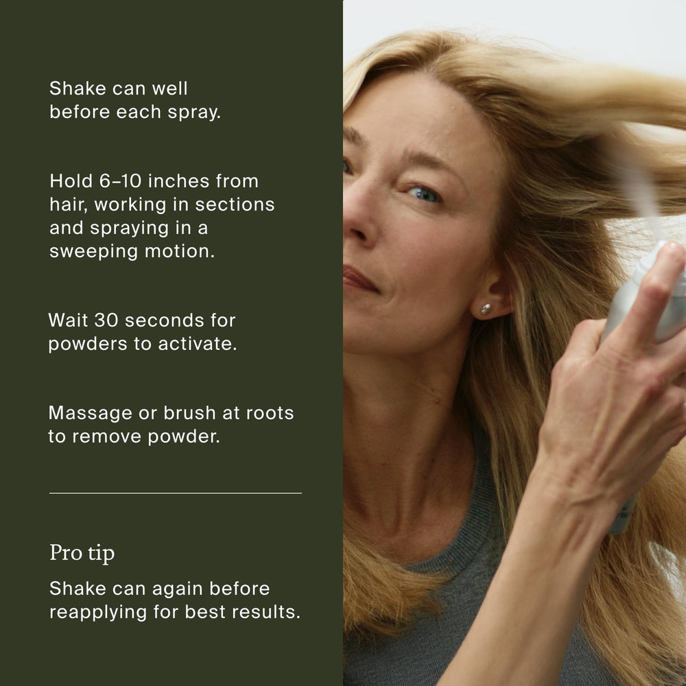Living Proof used on styled updo to maintain hold and reduce grease