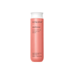 Living Proof curl conditioner front bottle shows product branding and easy identification