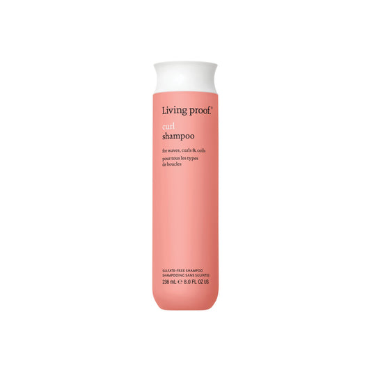 Living Proof front packaging showing bottle and branding, highlights product strength