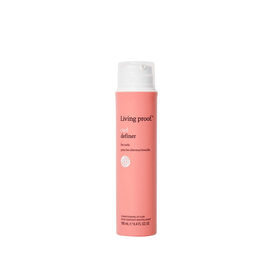 Living Proof front packaging showing product and benefit of defined curls