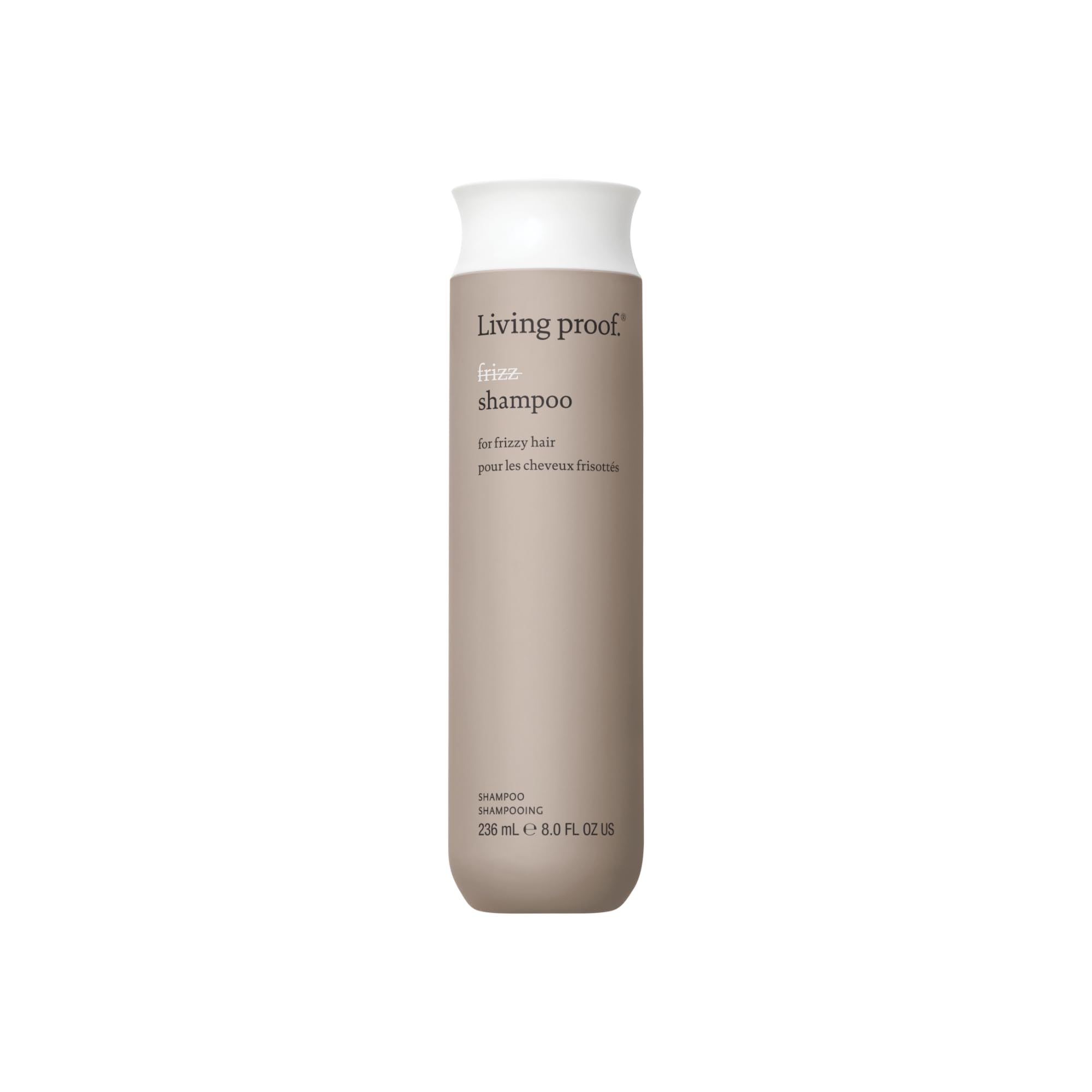 Living Proof front packaging showing label and 8 oz benefit