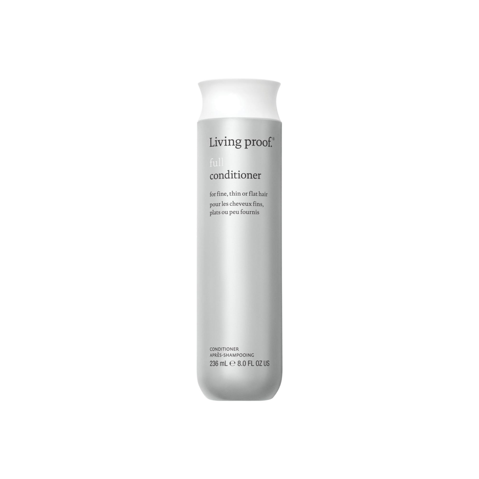Living Proof front label showing product name and volume benefits