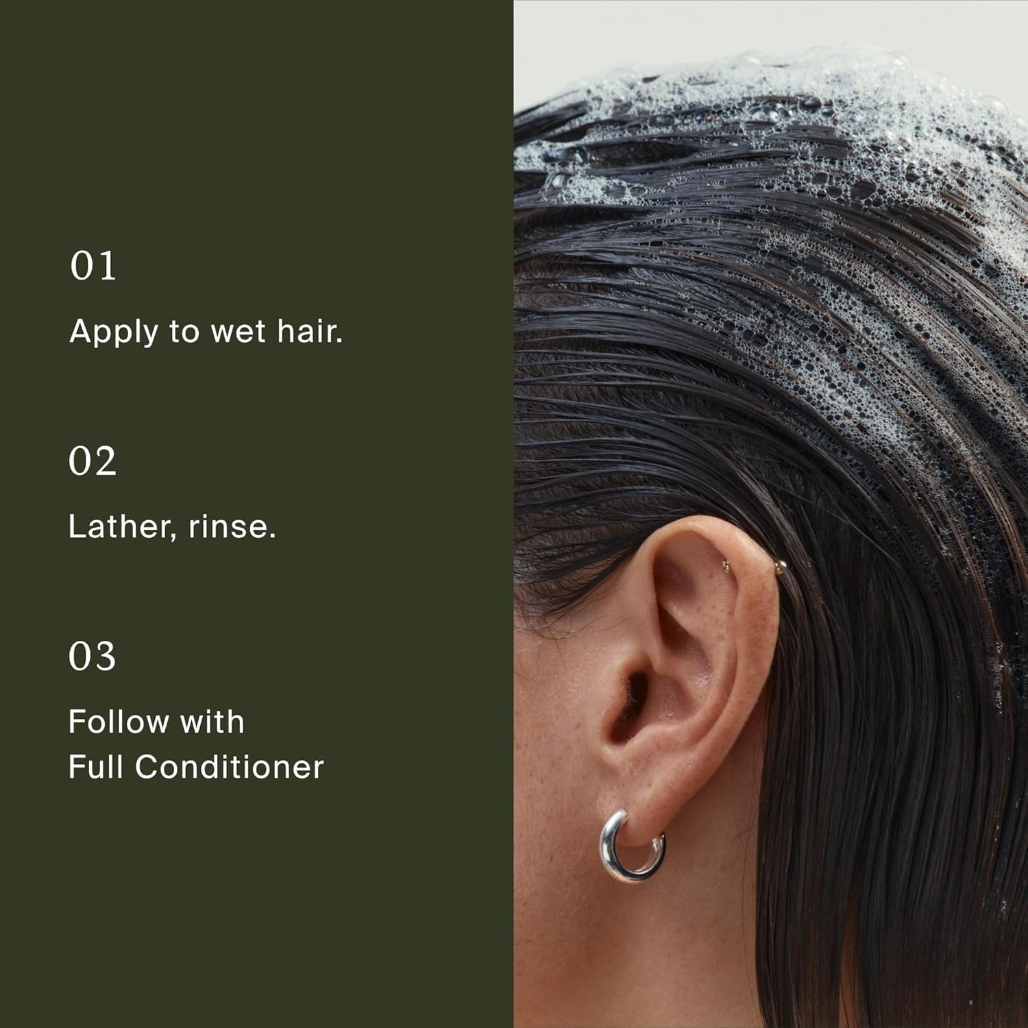 Living Proof after-dry styled hair showing increased body and bounce