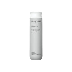 Living Proof front bottle showing clear branding and volume benefits