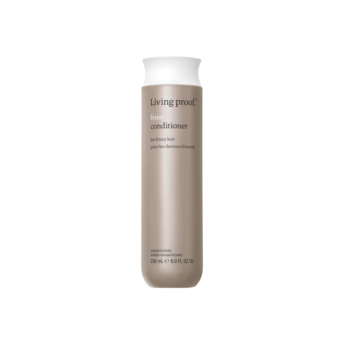 Living Proof front bottle showing label and sleek design for easy identification
