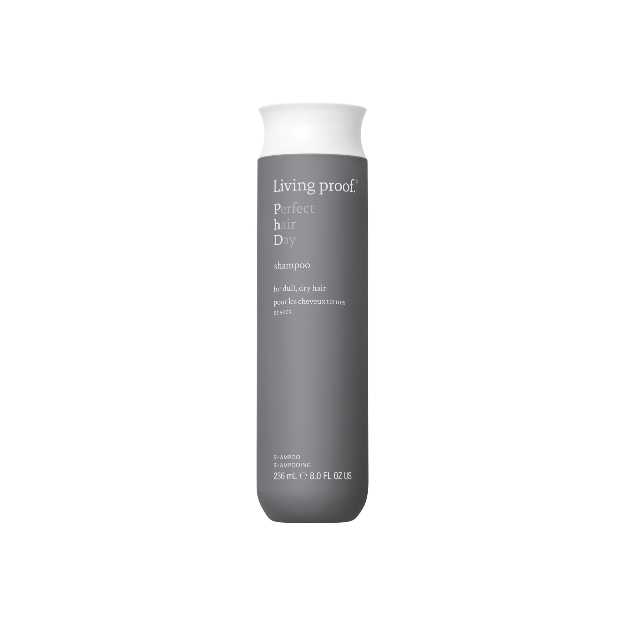 Living Proof front bottle shot showing clean branding and product benefits