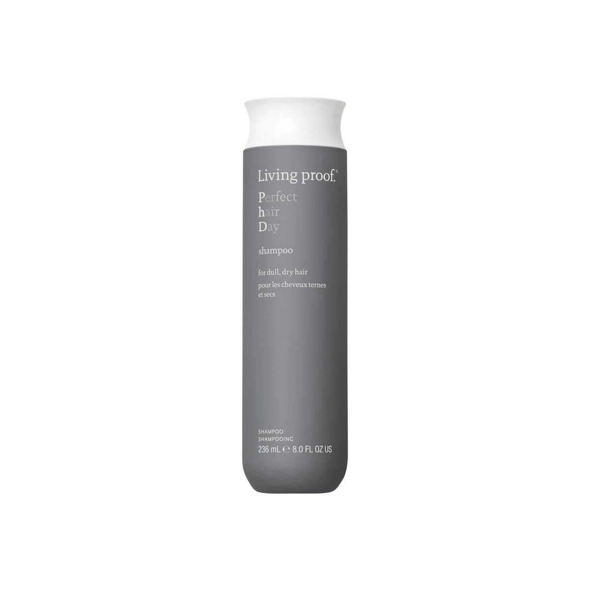 Living Proof front bottle shot showing clean branding and product benefits