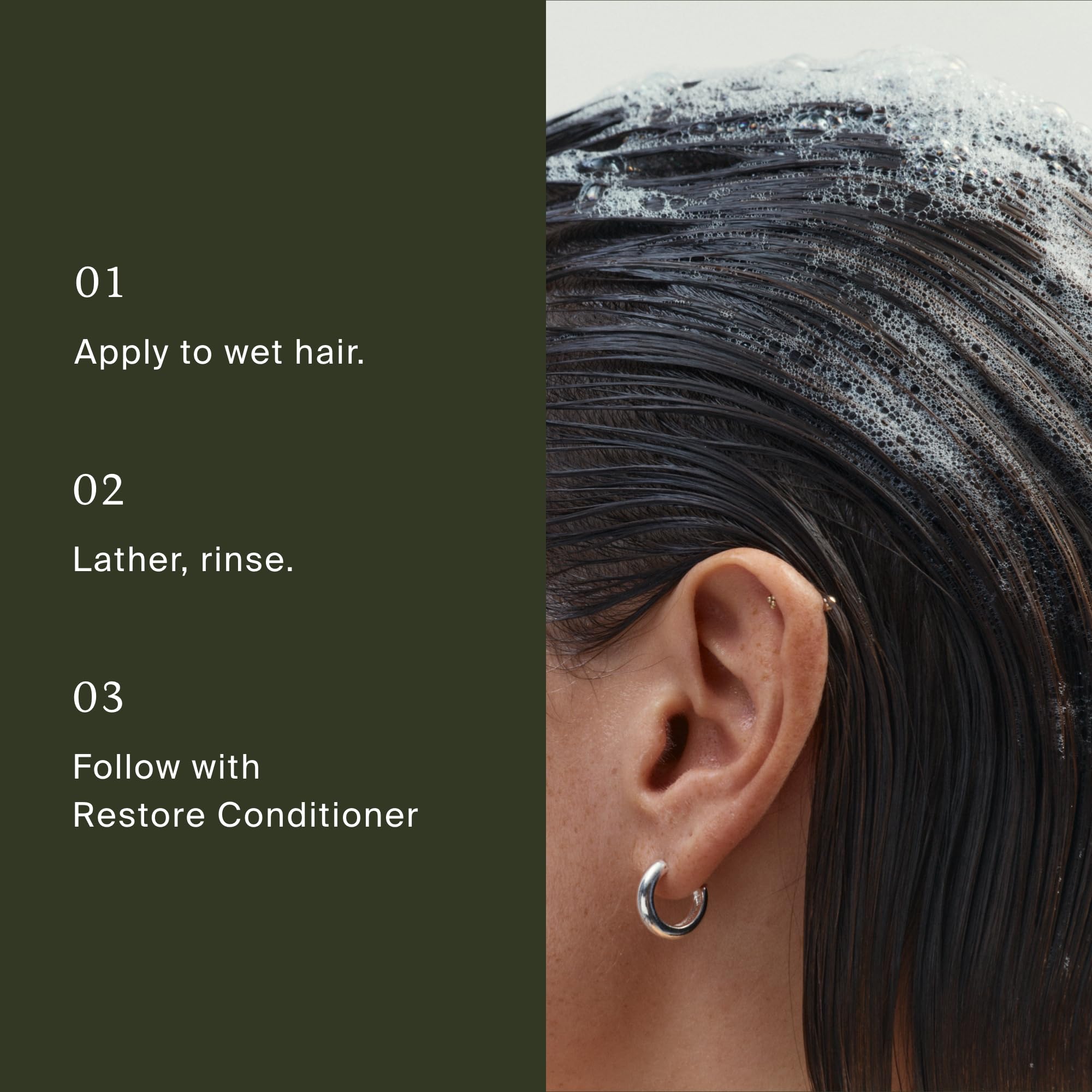 Living Proof before and after hair photo showing visible repair benefit