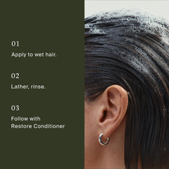 Living Proof before and after hair photo showing visible repair benefit