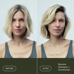 Living Proof shampoo texture close-up showing smoothing benefit