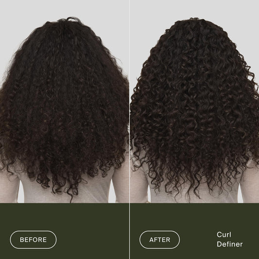 Living Proof tube closeup highlighting branding and easy-dispense tip benefit