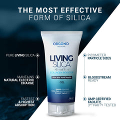 Living Silica gel texture close-up demonstrating fast absorption and smooth finish