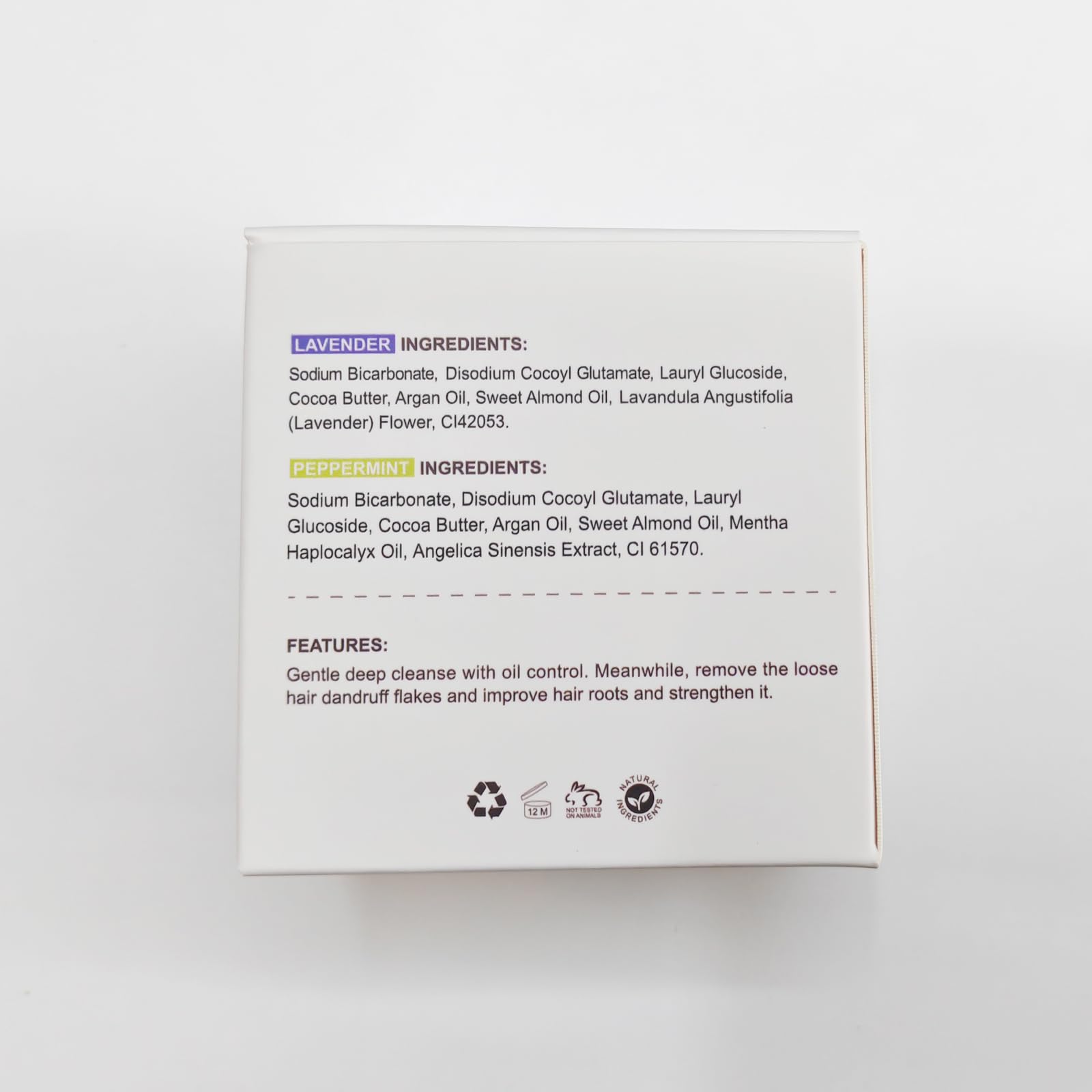 LIYALAN product label close-up with ingredient list and simple usage instructions