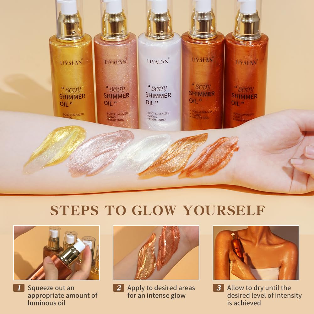 LIYALAN application on cheekbone for instant luminous highlight