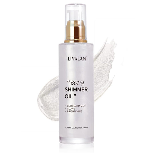 LIYALAN front bottle showing pearly highlighter and branding for clear product view and appeal