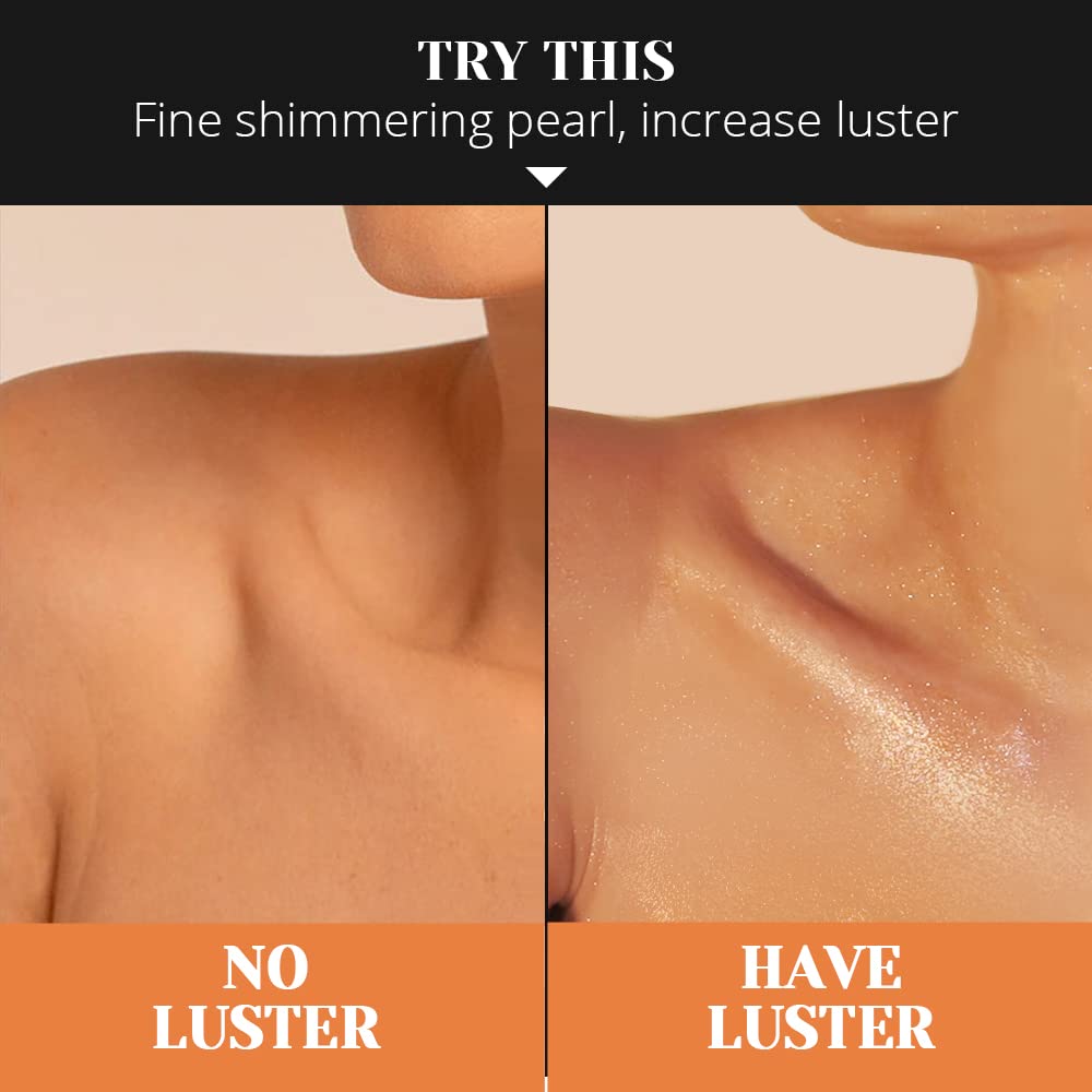LIYALAN mixed with foundation to create dewy luminous base