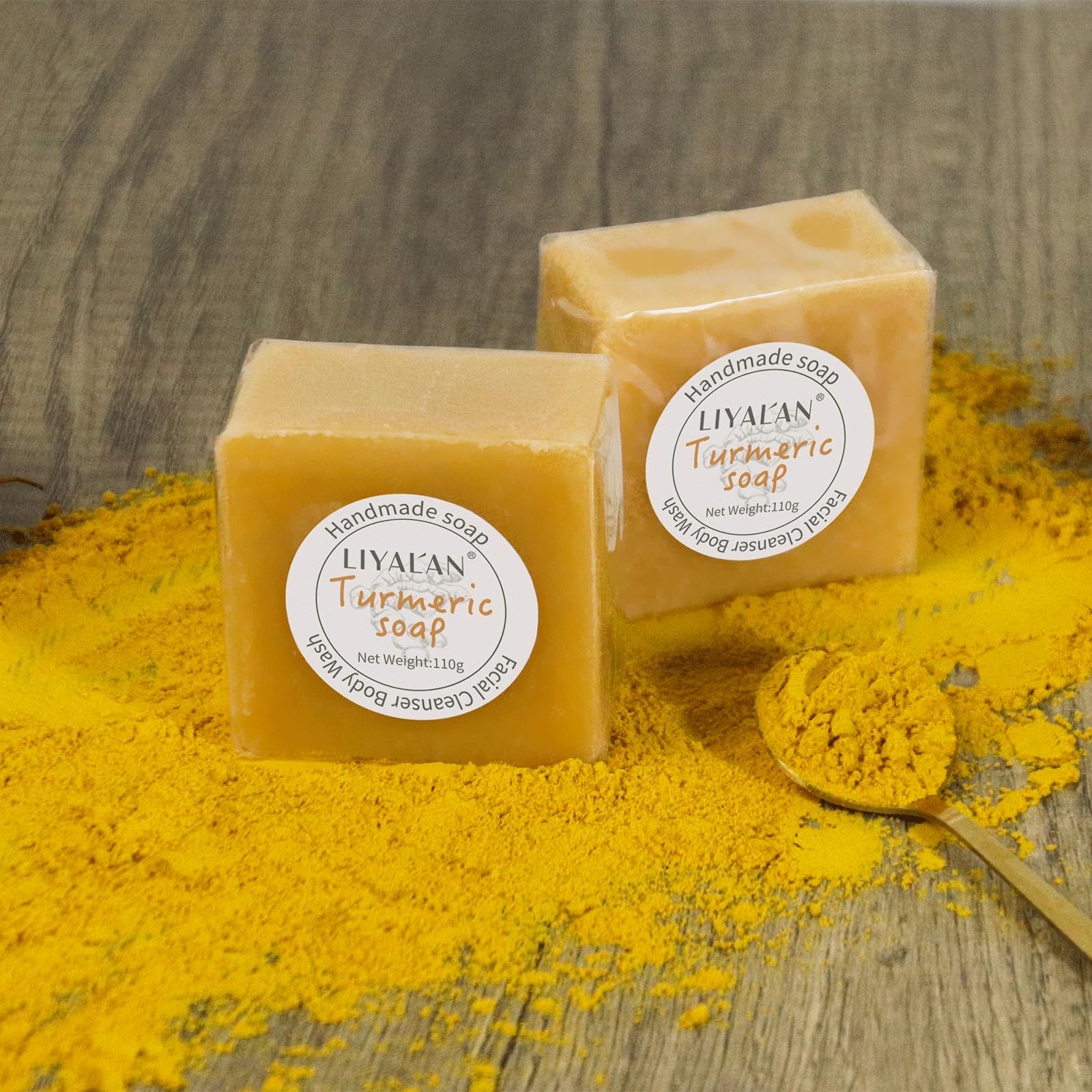 LIYALAN soap on bathroom counter suggesting everyday gentle cleansing