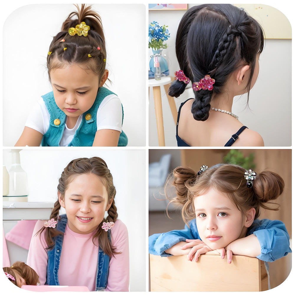 LIYAZHIL child wearing hair tie outdoors, stays in place during play benefit