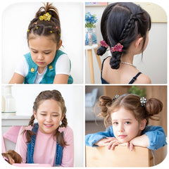 LIYAZHIL child wearing hair tie outdoors, stays in place during play benefit