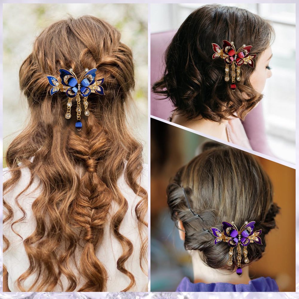 LIYAZHIL three clips displayed in packaging showing included styles