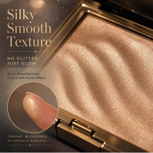Liyloihi open baked powder close-up showing creamy pearl texture for smooth blend