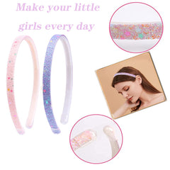 Lizioo heart-shaped glitter embellishment close-up showing secure attachment benefit