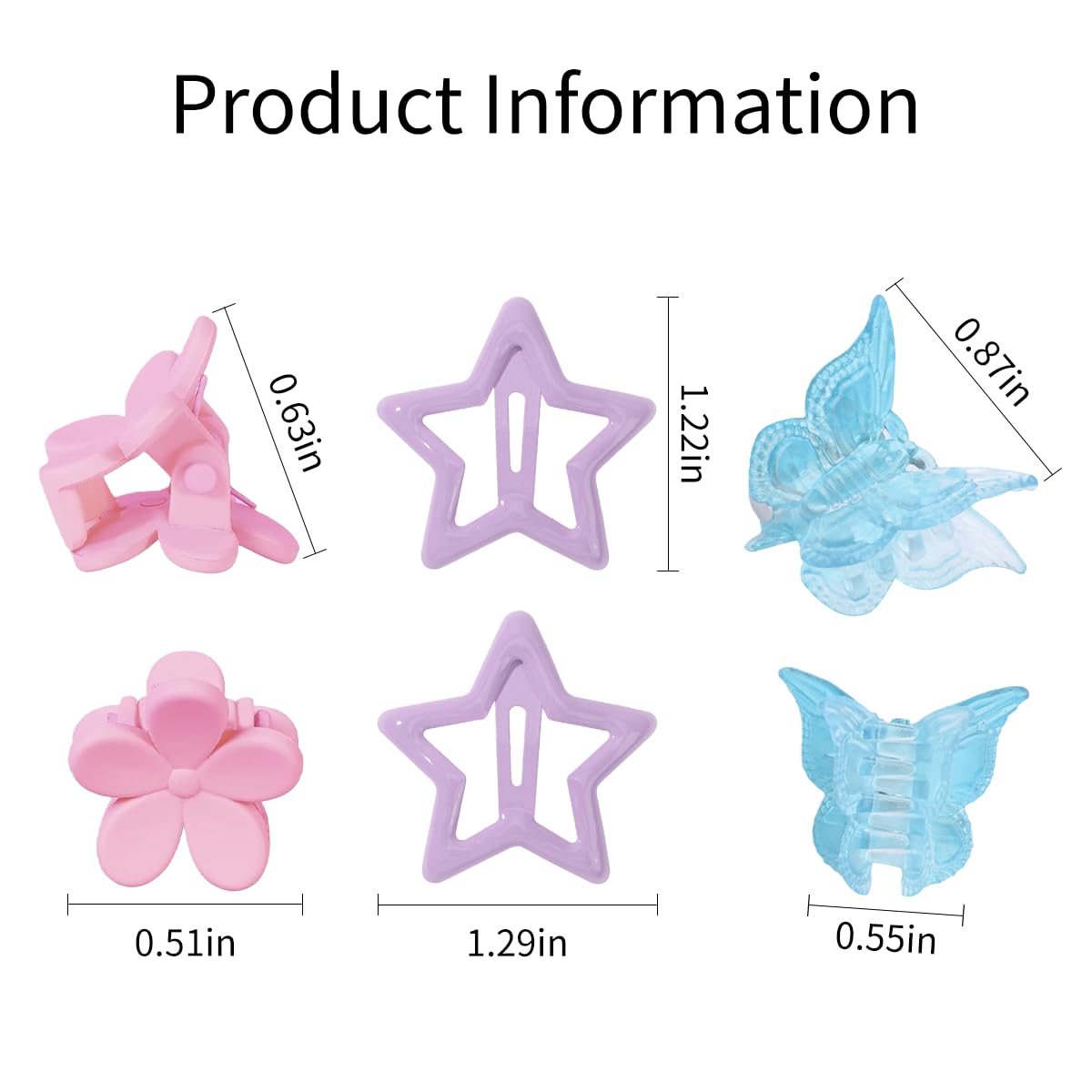 Lizioo flower clip close-up highlighting matte finish and delicate hold