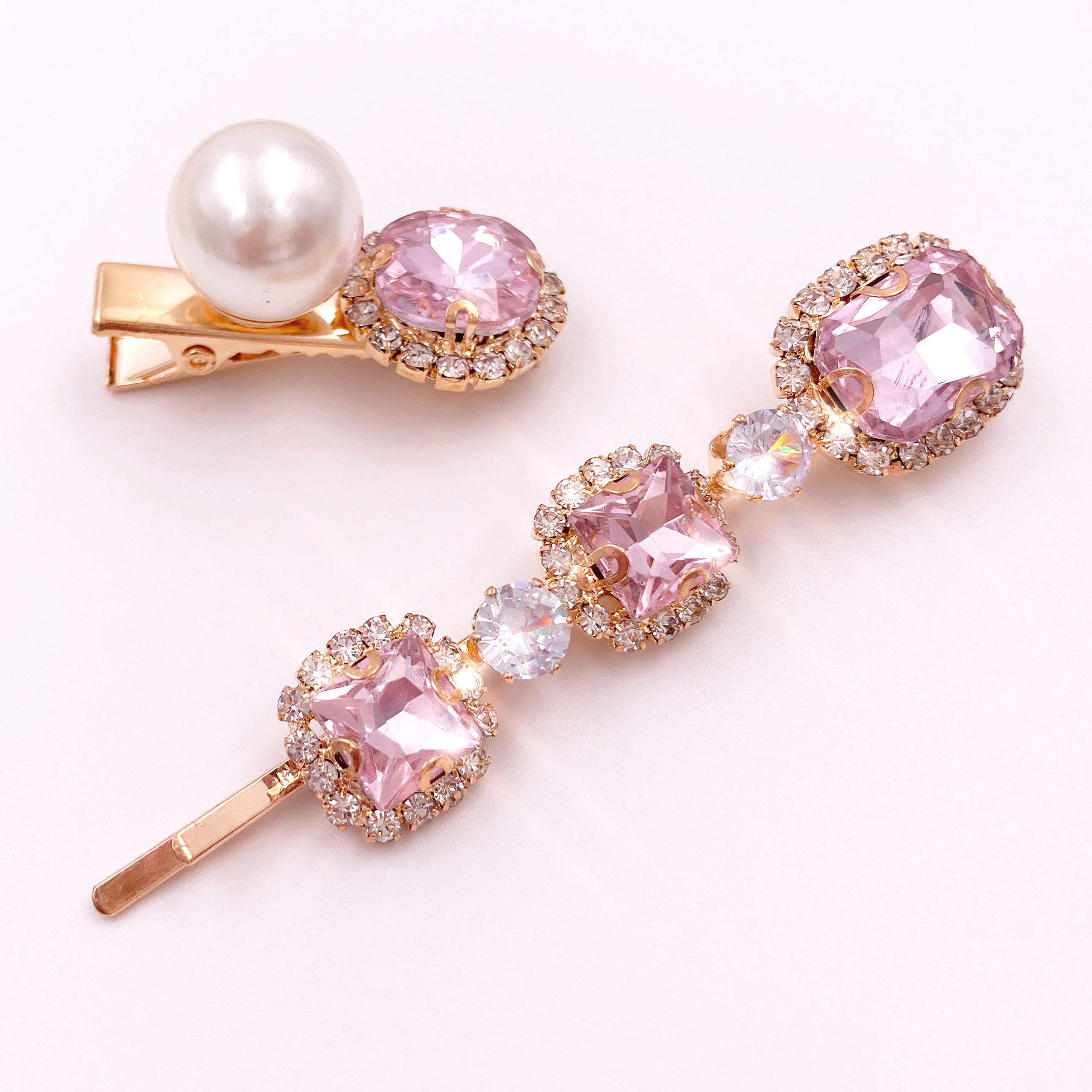 Lizzie Kay cluster of pearls and rhinestones offering vintage-inspired beauty