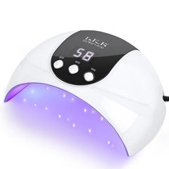 LKE front view of white lamp showing compact design and fast curing benefit