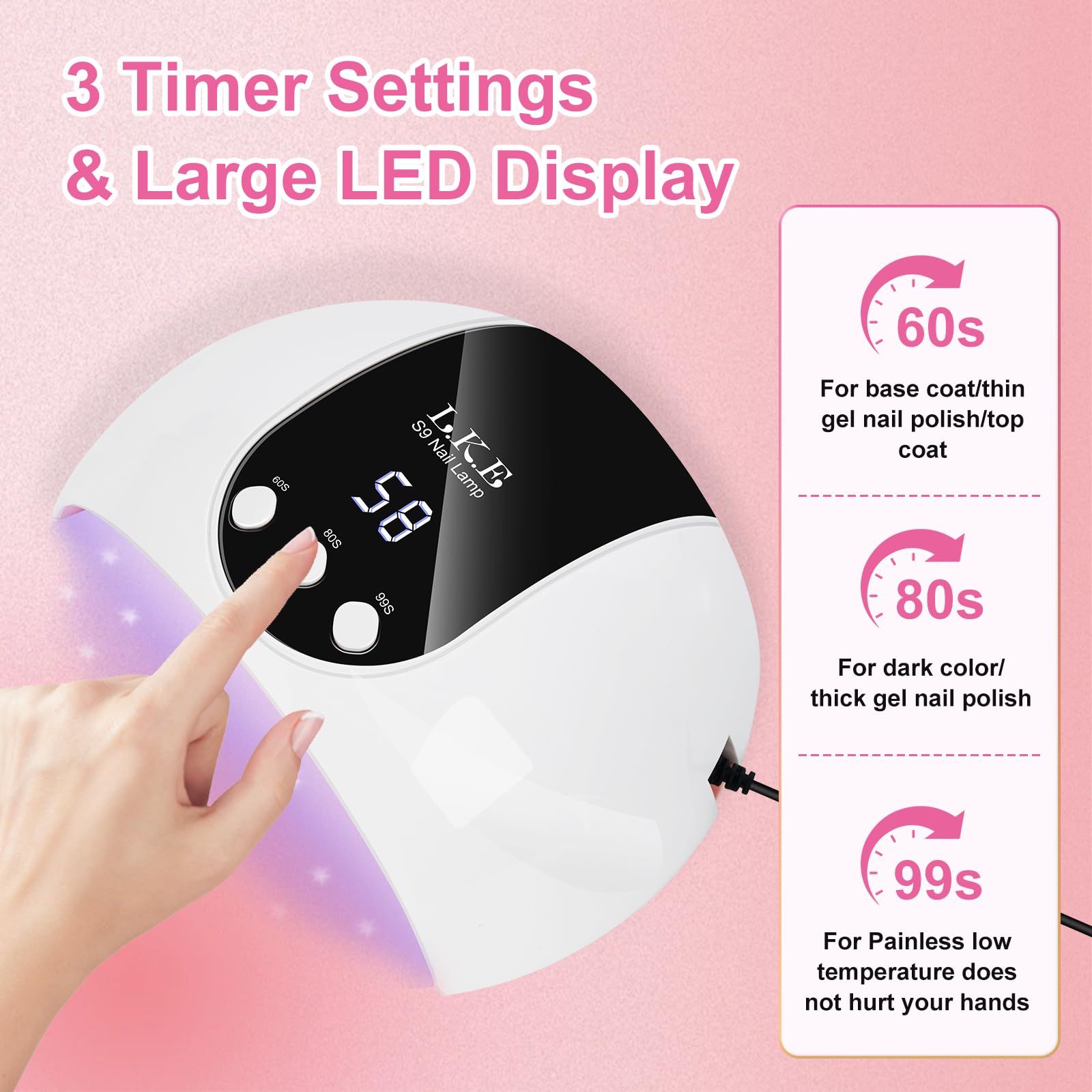 LKE USB port side profile enabling portable power from any charger
