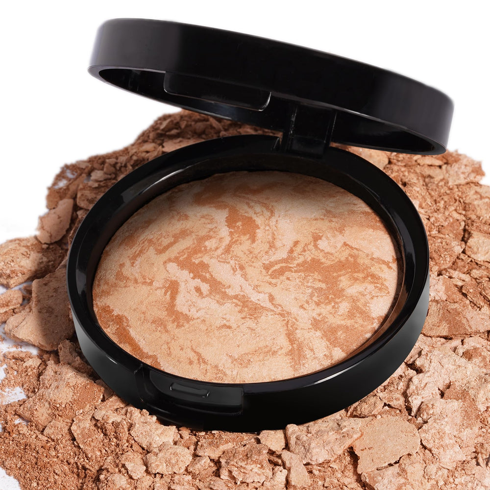 llasido bronzer front compact showing product and sleek design benefit blending