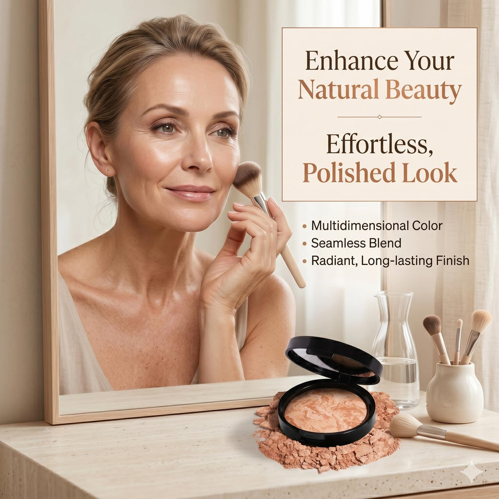 llasido bronzer swatch on arm demonstrating Natural Bronze tone and true-to-skin warmth