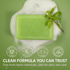 Llkpuygts soap bar close-up texture demonstrating creamy lather
