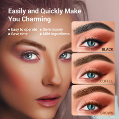 LLNNOVUE color tube close-up highlighting smooth formula and easy mixing