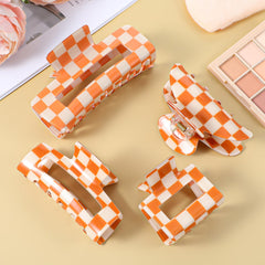 LLOUSSAK clip securing short hair half-up style showing gentle grip and no creases benefit