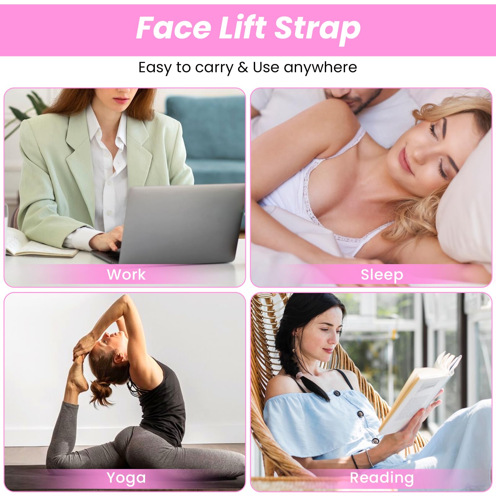 LLOUSSAK tape under makeup demonstrating invisible blending benefit