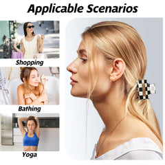 LLOUSSAK medium rectangle clip top view highlighting comfortable teeth for fine hair