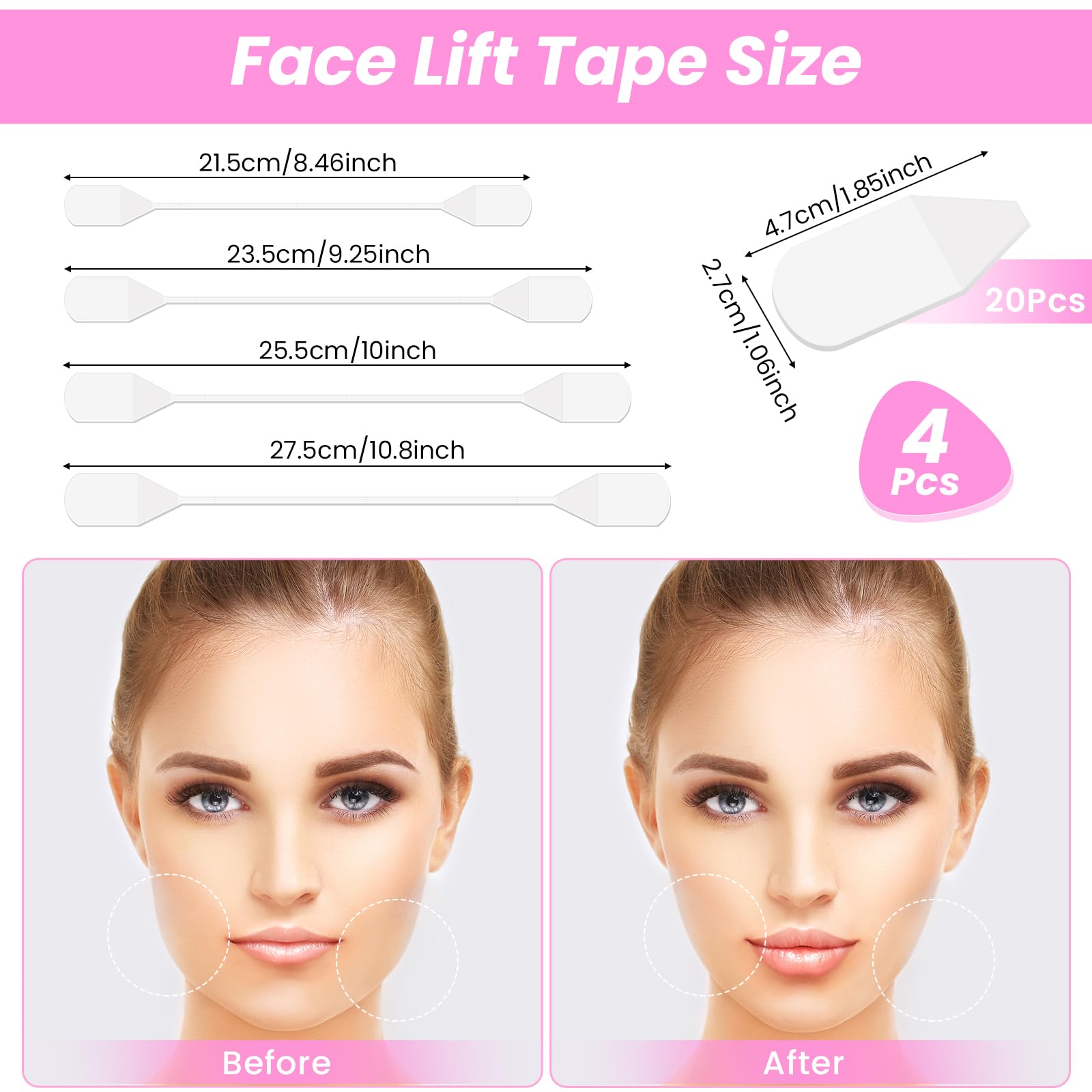 LLOUSSAK close-up of ultra-thin transparent tape showing discreet hold