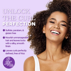 L LUSETA conditioner cream close-up highlighting creamy slip for detangling