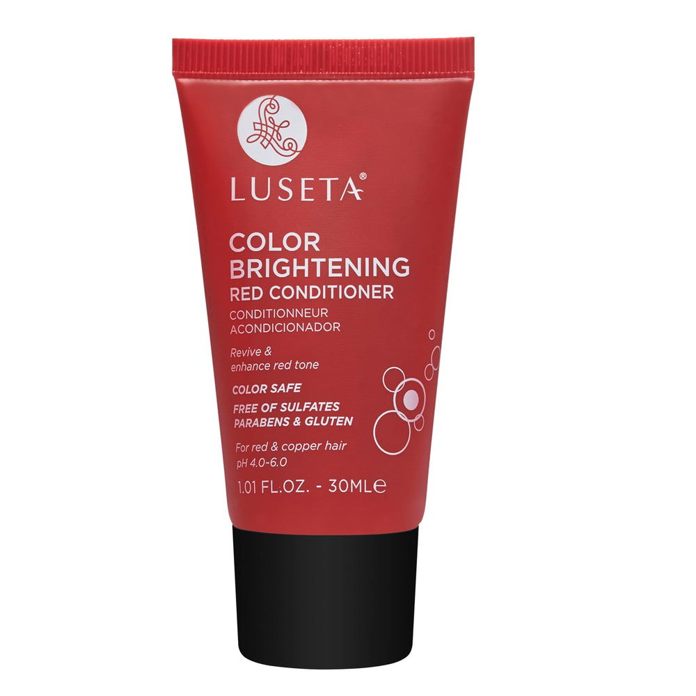 L LUSETA creamy conditioner detail showing smoothing and frizz control benefit