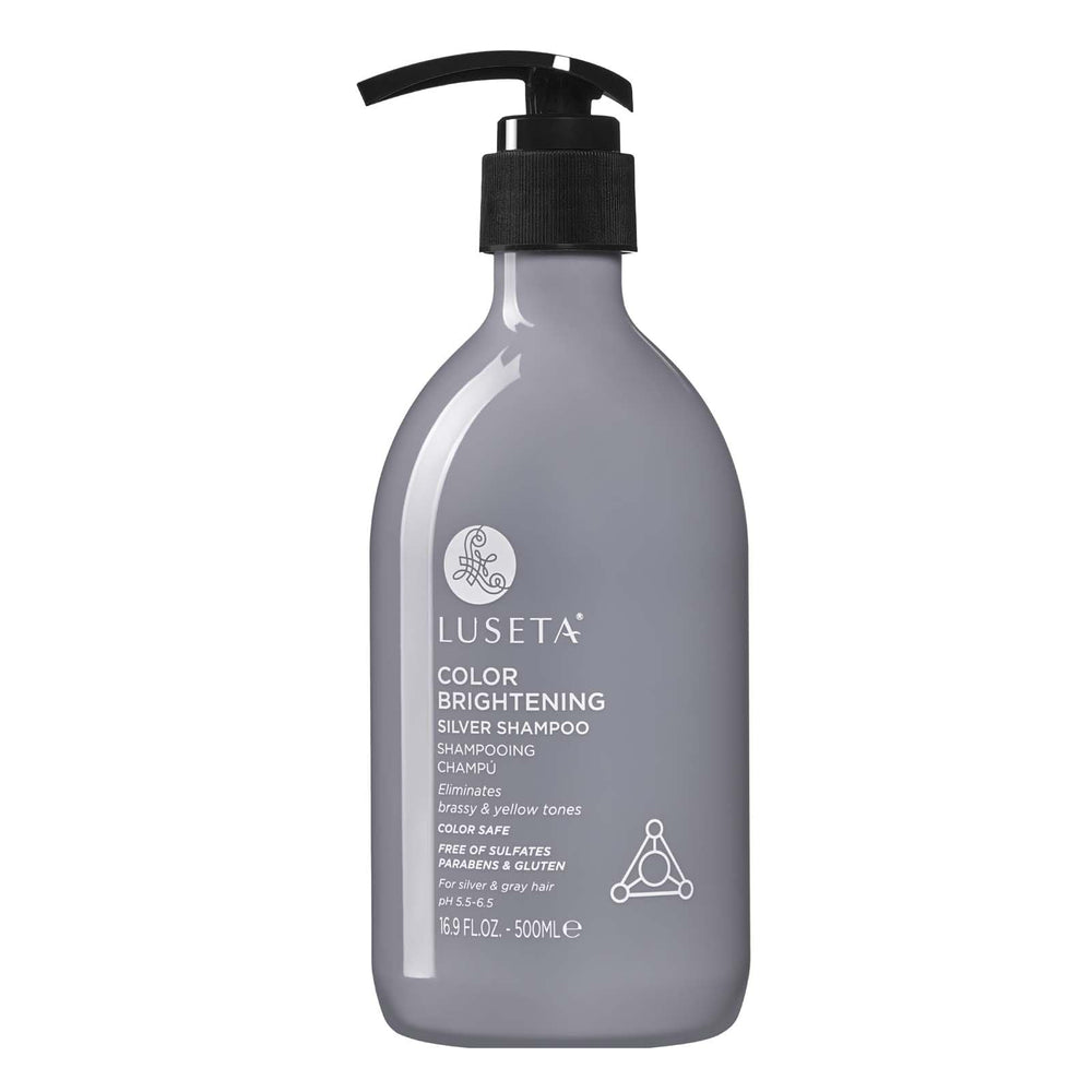 L LUSETA front bottle view showing product label and size, convenient storage benefit