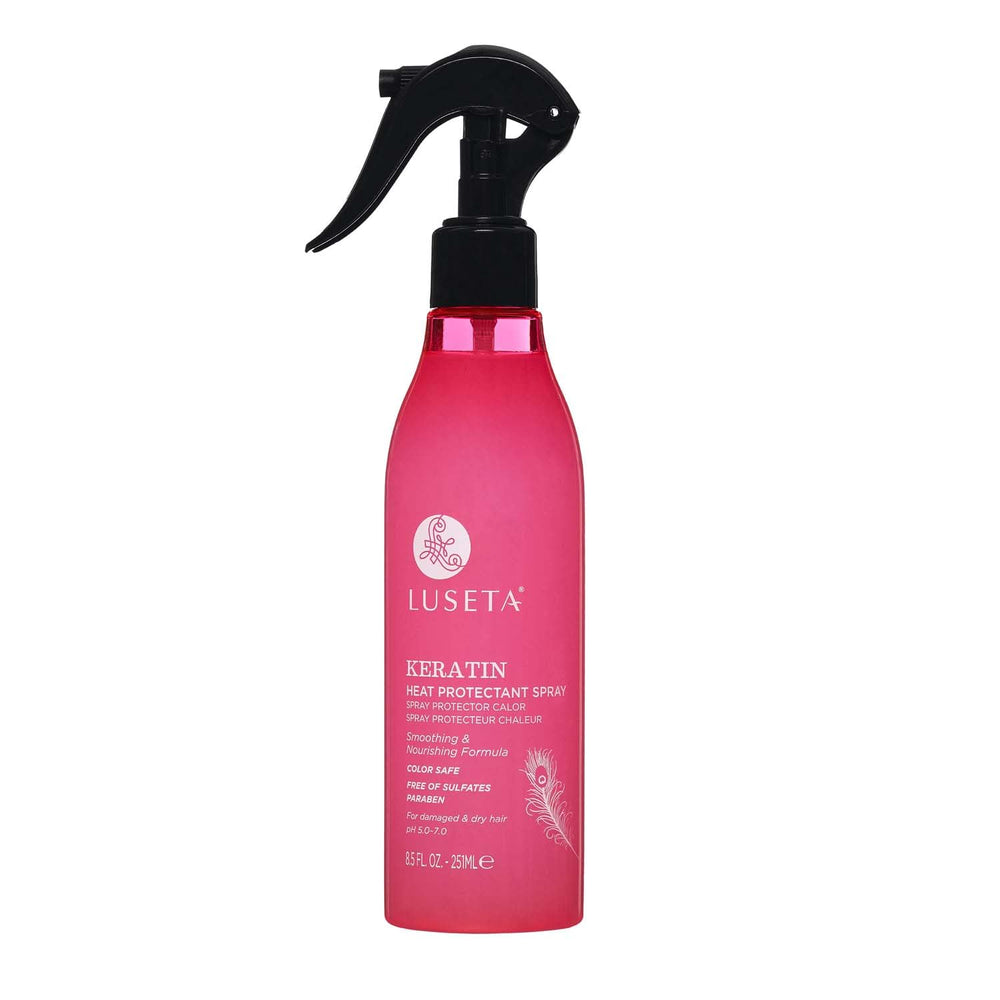 L LUSETA front bottle view showing 8.5 oz and benefits